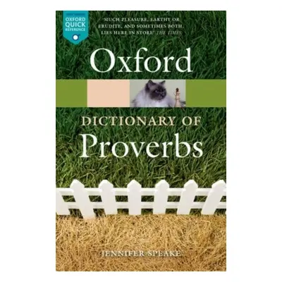 OXFORD DICTIONARY OF PROVERBS Oxford University Press