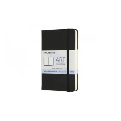 Moleskine Art Pocket Watercolour Notebook, Black Moleskine