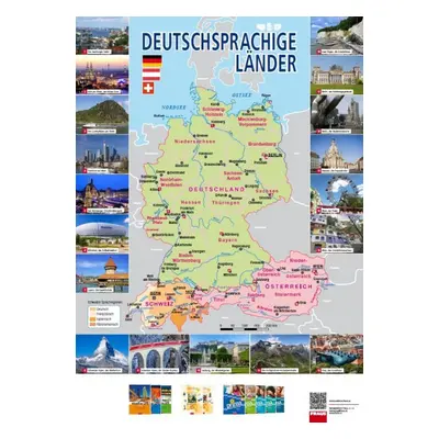 Mapa Deutschsprachige Länder Fraus