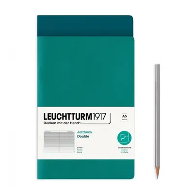 Notes Leuchtturm, A5, linkovaný (sada 2 ks) – zelený Aladine