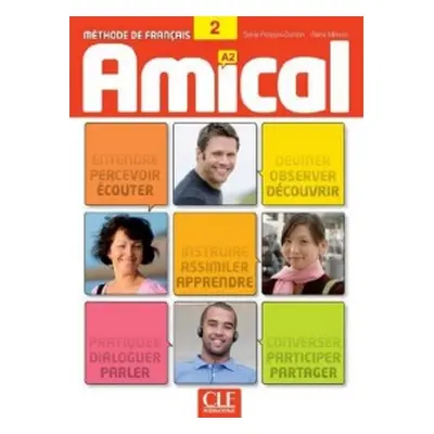 Amical - Niveau 2 - A2 - Livre + cédérom CLE International