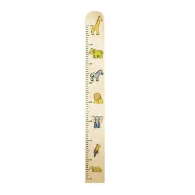 Dětský dřevěný metr – zvířátka, 90 cm Montessori