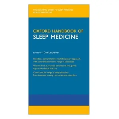 Oxford Handbook of Sleep Medicine Oxford University Press