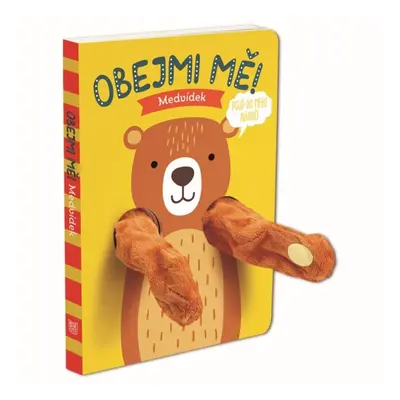 Maňásková knížka - Obejmi mě! MEDVÍDEK Pexi