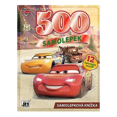 Velká samolepková knížka 500 Auta JIRI MODELS a. s.