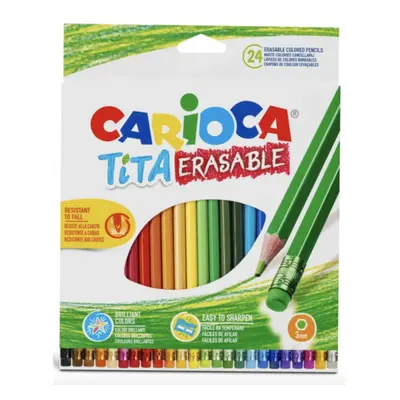 Carioca Tita pastelky 24ks smazatelné Carioca