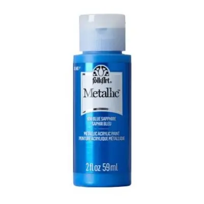 FolkArt Metallic Acrylic paint - 59 ml různé barvy Metallic color: BLUE SAPPHIRE Folkart