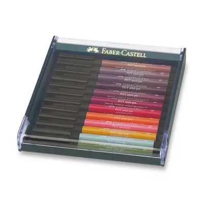 Popisovač Faber Castell Pitt Artist Brush 12ks podzim.barvy Faber-Castell