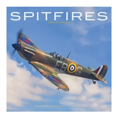 Spitfires Calendar 2025 Square Plane Wall Calendar - 16 Month Avonside Publishing Ltd