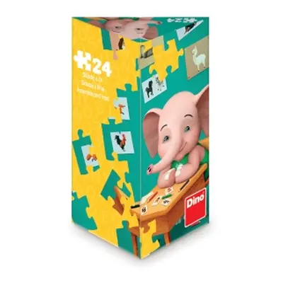 Puzzle Sloník Mio 24 dílků DINO