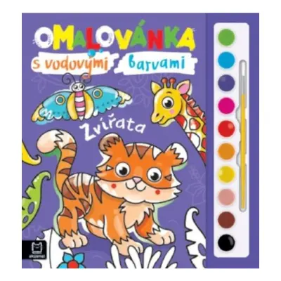 Omalovánka s vodovými barvami Zvířata Aksjomat s.r.o.