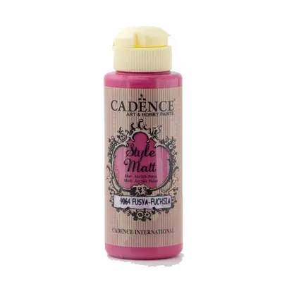 Matná akrylová barva Cadence Style Matt 120ml - fuchsia růžová fuchsiová Aladine