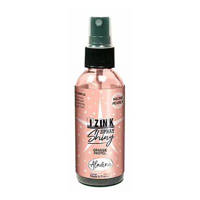 Perleťový inkoust ve spreji Aladine Izink Spray Shiny 80 ml - pastel orange pastelová oranžová A