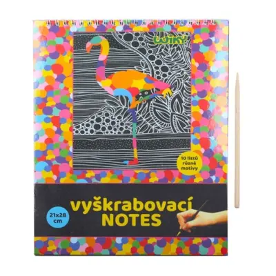 Vyškrabovací notes 21x28cm, 10 listů / W011367 KOH-I-NOOR