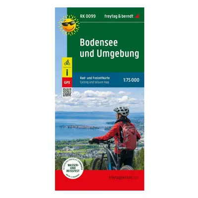 Bodamské jezero 1:75 000 / turistická a cykloturistická mapa FREYTAG-BERNDT, spol. s r.o.