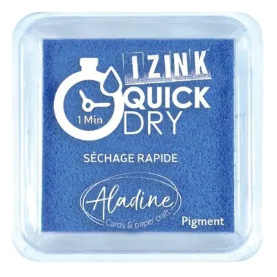 Razítkovací polštářek Aladine IZINK QUICK DRY - bleu modrá Aladine