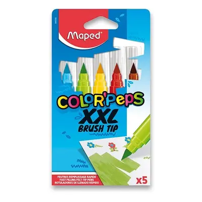 Fixy Maped Color’Peps XXL Brush 5 barev Maped