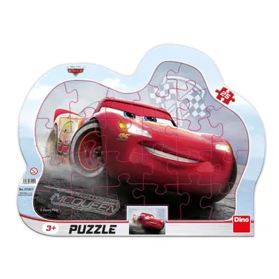 Puzzle Cars 3 Blesk McQueen 25 dílků deskové DINO