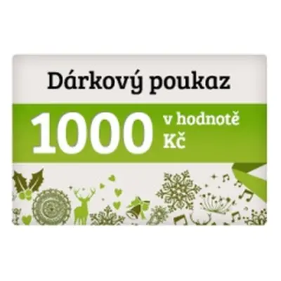 Dárkový poukaz v hodnotě 1000 Kč AJSHOP.cz