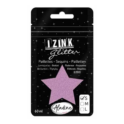 Třpytky Aladine Izink glitter 60 ml vel. S - rose růžová Aladine