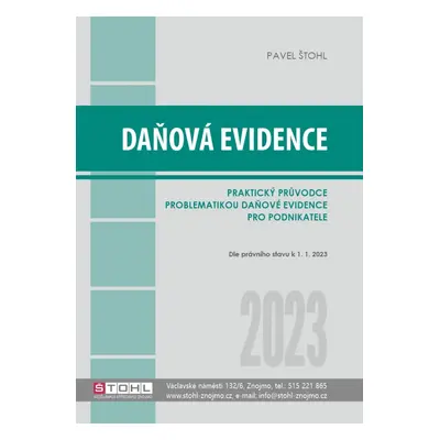 Daňová evidence 2023 - praktický průvodce Štohl