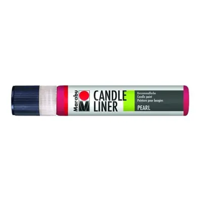 Marabu Candle Liner na svíčky - červený 25 ml Pražská obchodní společnost, spol. s r.o.