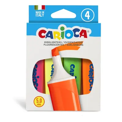 Carioca Memolight sada 4ks zvýrazňovačů Carioca