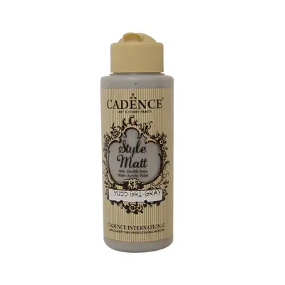 Matná akrylová barva Cadence Style Matt 120ml - grey šedá Aladine