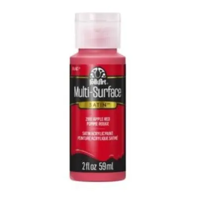 FolkArt Multi-Surface Acrylic Paint - 59 ml různé barvy Multi surface: APPLE RED Folkart