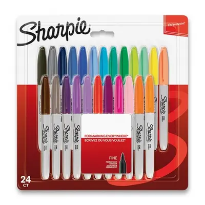 Permanentní popisovač Sharpie Fine sada 24 barev Sharpie