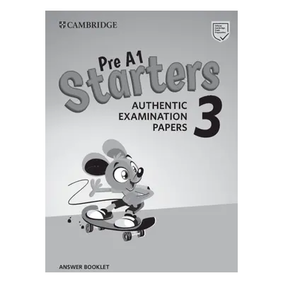 Pre A1 Starters 3 Authentic Examination Papers Answer Booklet Cambridge University Press