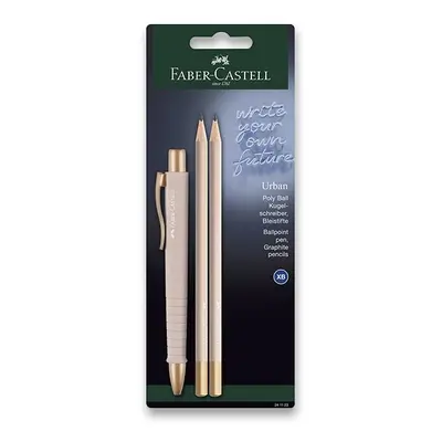 Kuličkové pero Faber-Castell Poly Ball Urban sada, 3 ks, mix barev Faber-Castell