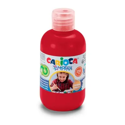 Carioca Temperové barvy 250 ml Barva: Červená Carioca