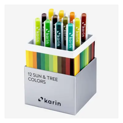 Karin Real brush PRO 12 Sun and Tree color set KARIN