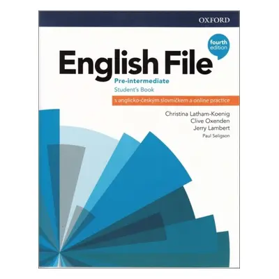 English File Fourth Edition Pre-Intermediate Student´s Book with Student Resource Centre Pack (C