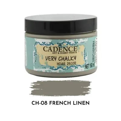 Křídová barva Cadence Very Chalky 150 ml - French linen hnědá francouzský len Aladine