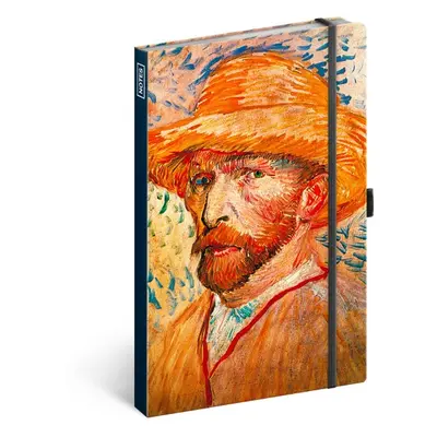 Notes Vincent van Gogh, linkovaný, 13 × 21 cm Presco Group