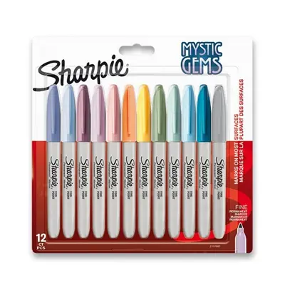 Permanentní popisovač Sharpie Fine Mystic sada 12 barev Sharpie