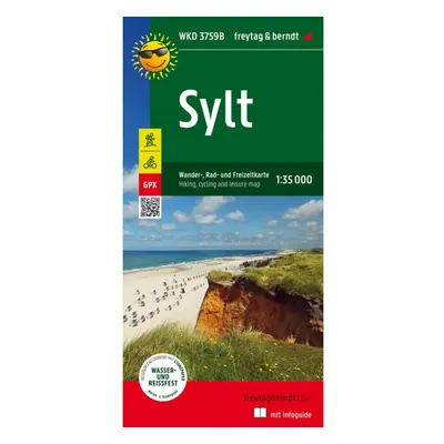 Sylt 1:35 000 / turistická a cykloturistická mapa s informačním průvodcem FREYTAG-BERNDT, spol. 