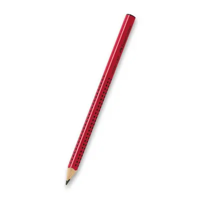 Grafitová tužka Faber-Castell Grip Jumbo tvrdost B (číslo 1), červená Faber-Castell