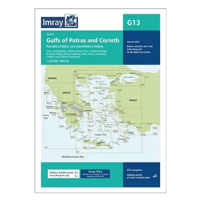 G13 Gulfs of Patras and Corinth, Patraikos Kolpos and Korinthiakos Kolpos Imray, Laurie, Norie &