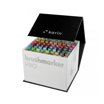 Karin Brushmarker PRO MEGA BOX 60 ks + 3 ks Blender KARIN