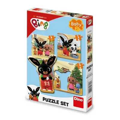 Puzzle set Bing a kamarádi 3–5 dílků baby DINO