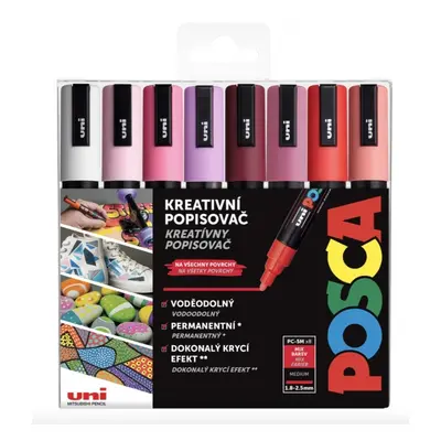 POSCA akrylový popisovač PC-5M Sada Love 8 ks POSCA