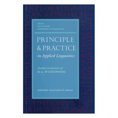 Oxford Applied Linguistics Principle and Practice in Applied Linguistics Oxford University Press