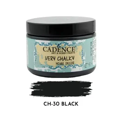 Křídová barva Cadence Very Chalky 150 ml - black černá Aladine