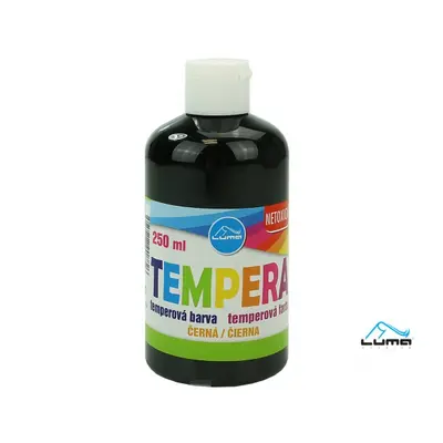 Barvy temperové LUMA 250ml černá LUMA