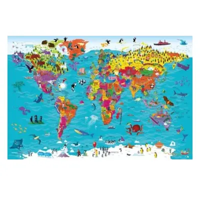 Collins Children’s World Wall Map, An Illustrated Poster for Your Wall HarperCollins Publishers