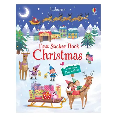 First Sticker Book Christmas Usborne Publishing