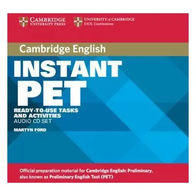 Instant PET Audio CD Set Cambridge University Press